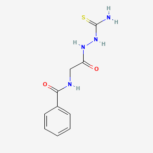 N-{2-[2-(aminocarbothioyl)hydrazino]-2-oxoethyl}benzenecarboxamide