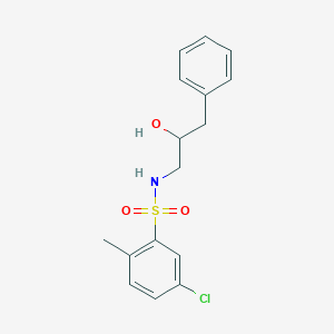 5-chloro-N-(2-hydroxy-3-phenylpropyl)-2-methylbenzenesulfonamide