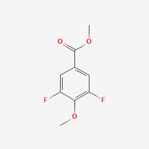 molecular formula C9H8F2O3 B2633028 Methyl 3,5-difluoro-4-methoxybenzoate CAS No. 329-45-3