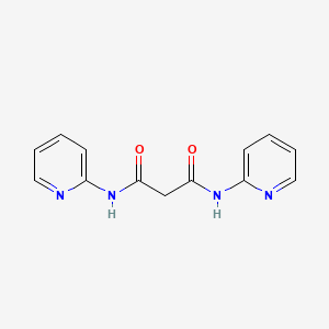 molecular formula C13H12N4O2 B2633043 N,N'-二吡啶-2-基-丙二酰胺 CAS No. 91803-47-3