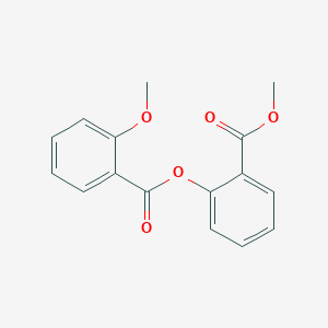 molecular formula C16H14O5 B263305 2-(Methoxycarbonyl)phenyl 2-methoxybenzoate 