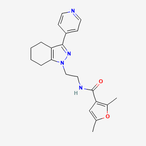 2,5-dimethyl-N-(2-(3-(pyridin-4-yl)-4,5,6,7-tetrahydro-1H-indazol-1-yl)ethyl)furan-3-carboxamide