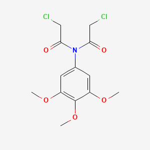 2-chloro-N-(2-chloroacetyl)-N-(3,4,5-trimethoxyphenyl)acetamide