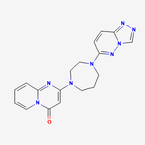 2-(4-([1,2,4]triazolo[4,3-b]pyridazin-6-yl)-1,4-diazepan-1-yl)-4H-pyrido[1,2-a]pyrimidin-4-one