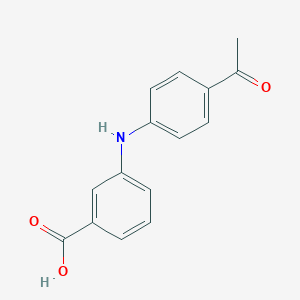 molecular formula C15H13NO3 B263315 3-(4-Acetylanilino)benzoic acid 