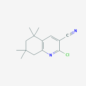 2-Chloro-5,5,7,7-tetramethyl-5,6,7,8-tetrahydroquinoline-3-carbonitrile