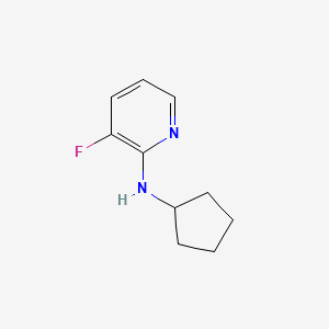 molecular formula C10H13FN2 B2633174 N-环戊基-3-氟吡啶-2-胺 CAS No. 693235-18-6
