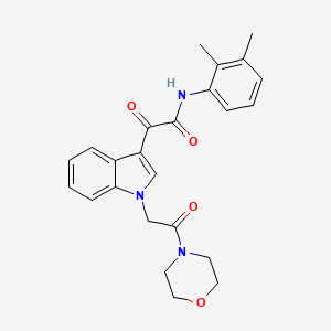 N-(2,3-dimethylphenyl)-2-(1-(2-morpholino-2-oxoethyl)-1H-indol-3-yl)-2-oxoacetamide