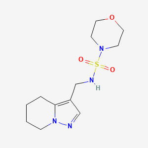 N-((4,5,6,7-tetrahydropyrazolo[1,5-a]pyridin-3-yl)methyl)morpholine-4-sulfonamide