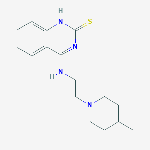 4-((2-(4-methylpiperidin-1-yl)ethyl)amino)quinazoline-2(1H)-thione