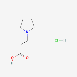 molecular formula C7H14ClNO2 B2633247 3-(Pyrrolidin-1-yl)propanoic acid hydrochloride CAS No. 14788-14-8; 76234-38-3