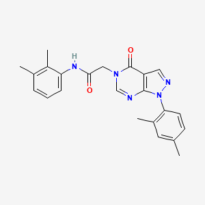 molecular formula C23H23N5O2 B2633253 N-(2,3-dimethylphenyl)-2-[1-(2,4-dimethylphenyl)-4-oxopyrazolo[3,4-d]pyrimidin-5-yl]acetamide CAS No. 894998-84-6