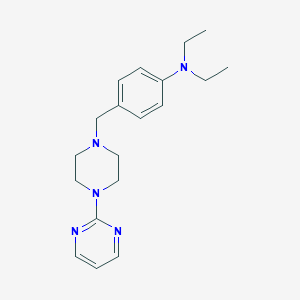 molecular formula C19H27N5 B263328 N,N-diethyl-4-[(4-pyrimidin-2-ylpiperazin-1-yl)methyl]aniline 