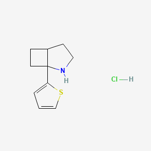 1-(Thiophen-2-yl)-2-azabicyclo[3.2.0]heptane hydrochloride