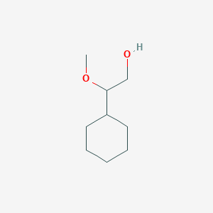 molecular formula C9H18O2 B2633300 2-Cyclohexyl-2-methoxyethan-1-ol CAS No. 1780787-40-7