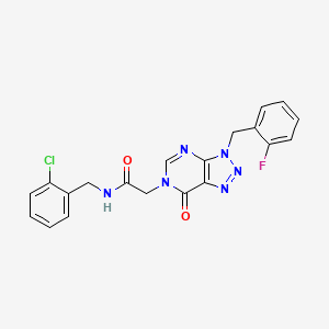 N-(2-chlorobenzyl)-2-(3-(2-fluorobenzyl)-7-oxo-3H-[1,2,3]triazolo[4,5-d]pyrimidin-6(7H)-yl)acetamide