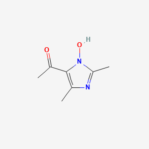 1-(3-Hydroxy-2,5-dimethylimidazol-4-yl)ethanone