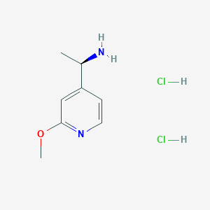 molecular formula C8H14Cl2N2O B2633320 (R)-1-(2-Methoxypyridin-4-yl)ethanamine dihydrochloride CAS No. 1914157-92-8
