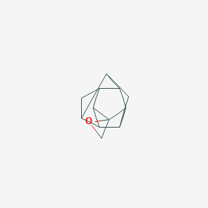 molecular formula C12H14O B2633331 螺[环氧乙烷-2,4'-五环[6.3.0.02,6.03,10.05,9]十一烷] CAS No. 1373932-60-5