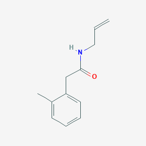 molecular formula C12H15NO B263334 2-(2-methylphenyl)-N-(prop-2-en-1-yl)acetamide 