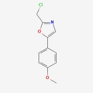 2-(Chloromethyl)-5-(4-methoxyphenyl)-1,3-oxazole