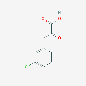 molecular formula C9H7ClO3 B2633343 3-(3-Chlorophenyl)-2-oxopropanoic acid CAS No. 96406-06-3