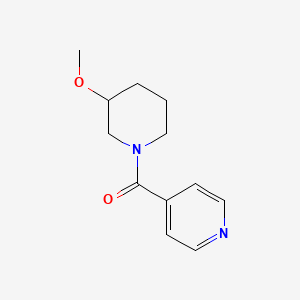 4-(3-Methoxypiperidine-1-carbonyl)pyridine