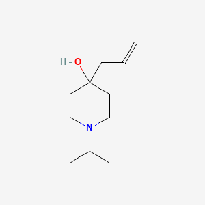 molecular formula C11H21NO B2633403 1-(Methylethyl)-4-prop-2-enylpiperidin-4-ol CAS No. 890094-23-2