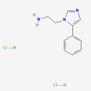 2-(5-phenyl-1H-imidazol-1-yl)ethan-1-amine dihydrochloride