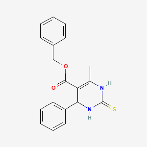 Benzyl 6-methyl-4-phenyl-2-thioxo-1,2,3,4-tetrahydropyrimidine-5-carboxylate