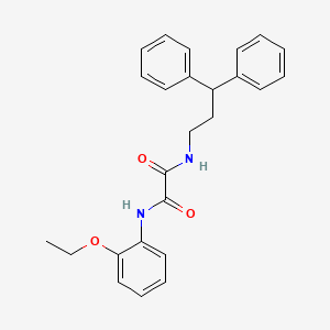molecular formula C25H26N2O3 B2633474 N1-(3,3-diphenylpropyl)-N2-(2-ethoxyphenyl)oxalamide CAS No. 941939-68-0