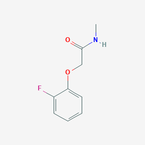 molecular formula C9H10FNO2 B263350 2-(2-fluorophenoxy)-N-methylacetamide 