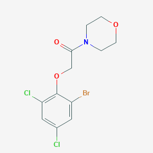 4-[(2-Bromo-4,6-dichlorophenoxy)acetyl]morpholine
