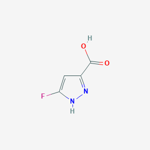 3-fluoro-1H-pyrazole-5-carboxylic acid
