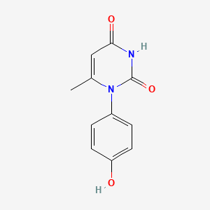 molecular formula C11H10N2O3 B2633593 1-(4-hydroxyphenyl)-6-methylpyrimidine-2,4(1H,3H)-dione CAS No. 84455-90-3