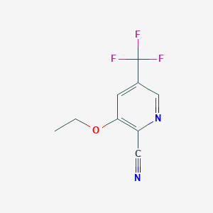 3-Ethoxy-5-(trifluoromethyl)pyridine-2-carbonitrile