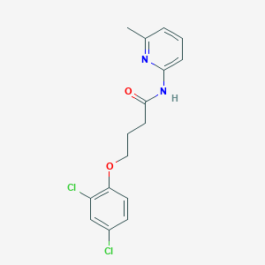 molecular formula C16H16Cl2N2O2 B263362 4-(2,4-dichlorophenoxy)-N-(6-methylpyridin-2-yl)butanamide 