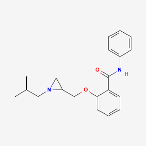 2-[[1-(2-Methylpropyl)aziridin-2-yl]methoxy]-N-phenylbenzamide