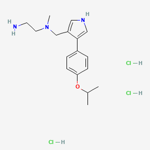 N1-methyl-N1-[[4-[4-(1-methylethoxy)phenyl]-1H-pyrrol-3-yl]methyl]-1,2-ethanediamine,trihydrochloride
