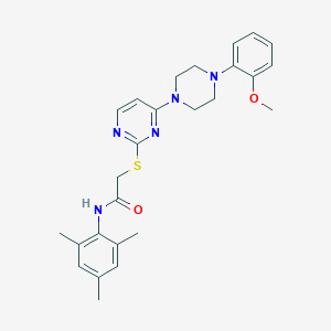 molecular formula C26H31N5O2S B2633695 N-(3-ethylphenyl)-4-(1H-1,2,4-triazol-1-ylmethyl)benzamide CAS No. 1116036-75-9