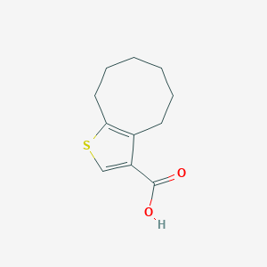 4H,5H,6H,7H,8H,9H-cycloocta[b]thiophene-3-carboxylic acid