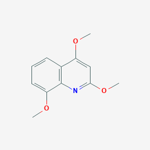 molecular formula C12H13NO3 B263372 2,4,8-Trimethoxyquinoline 