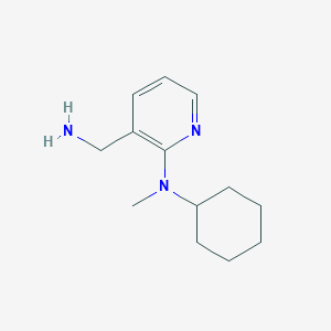 molecular formula C13H21N3 B2633737 3-(aminomethyl)-N-cyclohexyl-N-methylpyridin-2-amine CAS No. 953905-05-0