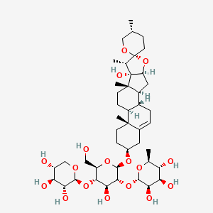 molecular formula C44H70O17 B2633744 17-Hydroxy sprengerinin C CAS No. 1029017-75-1