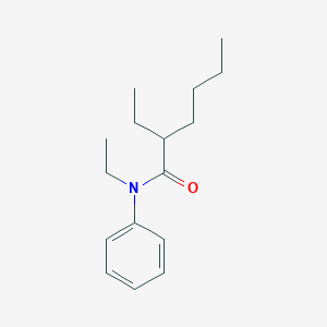 molecular formula C16H25NO B263377 N,2-diethyl-N-phenylhexanamide 
