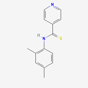 molecular formula C14H14N2S B2633788 N-(2,4-dimethylphenyl)pyridine-4-carbothioamide CAS No. 538338-63-5