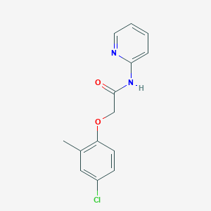 molecular formula C14H13ClN2O2 B263380 2-(4-chloro-2-methylphenoxy)-N-(pyridin-2-yl)acetamide 