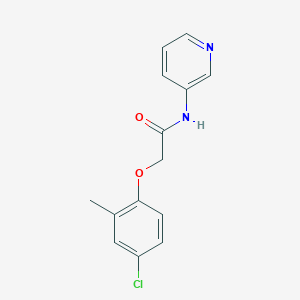 molecular formula C14H13ClN2O2 B263381 2-(4-chloro-2-methylphenoxy)-N-(pyridin-3-yl)acetamide 