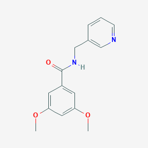 molecular formula C15H16N2O3 B263382 3,5-dimethoxy-N-(pyridin-3-ylmethyl)benzamide 