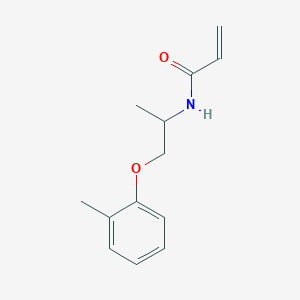 molecular formula C13H17NO2 B2633853 N-[1-(2-Methylphenoxy)propan-2-yl]prop-2-enamide CAS No. 2305560-41-0